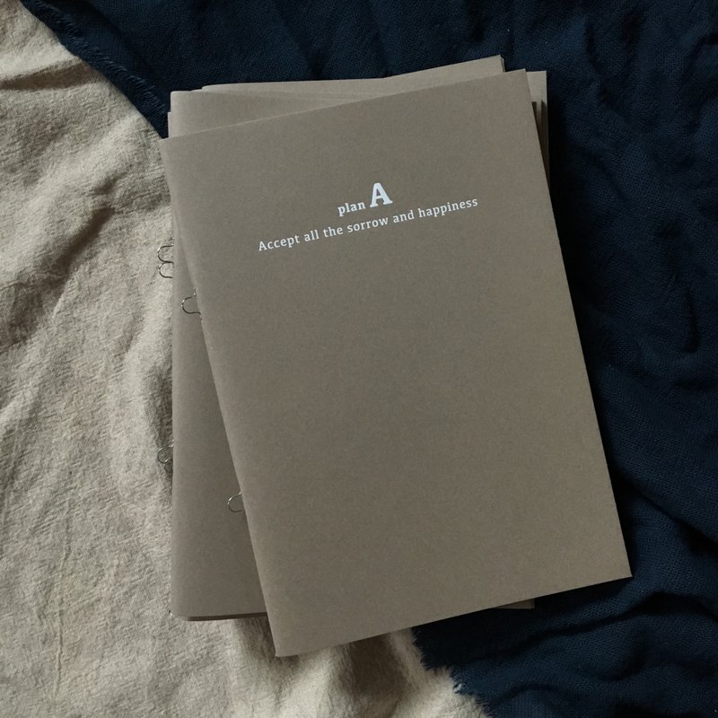 Plan A/空白笔记本 - 笔记本/手帐 - 纸 卡其色