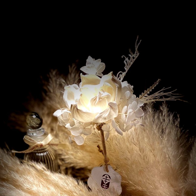 【独家原创】花艺师手绑扩香花瓶组-白色羽翼 - 摆饰 - 植物．花 白色