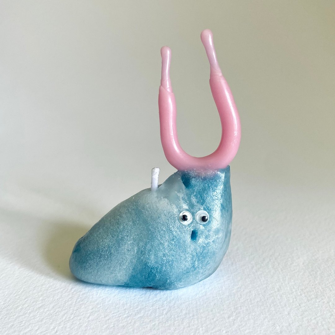 可爱 蜡烛【外星宝宝系列】15 - 蜡烛/烛台 - 蜡 蓝色