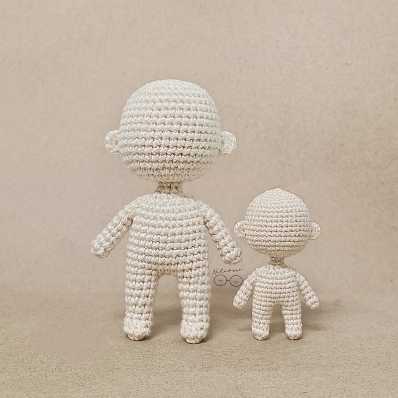 毛线娃娃 钩针玩偶 - 玩偶/公仔 - 其他材质 卡其色