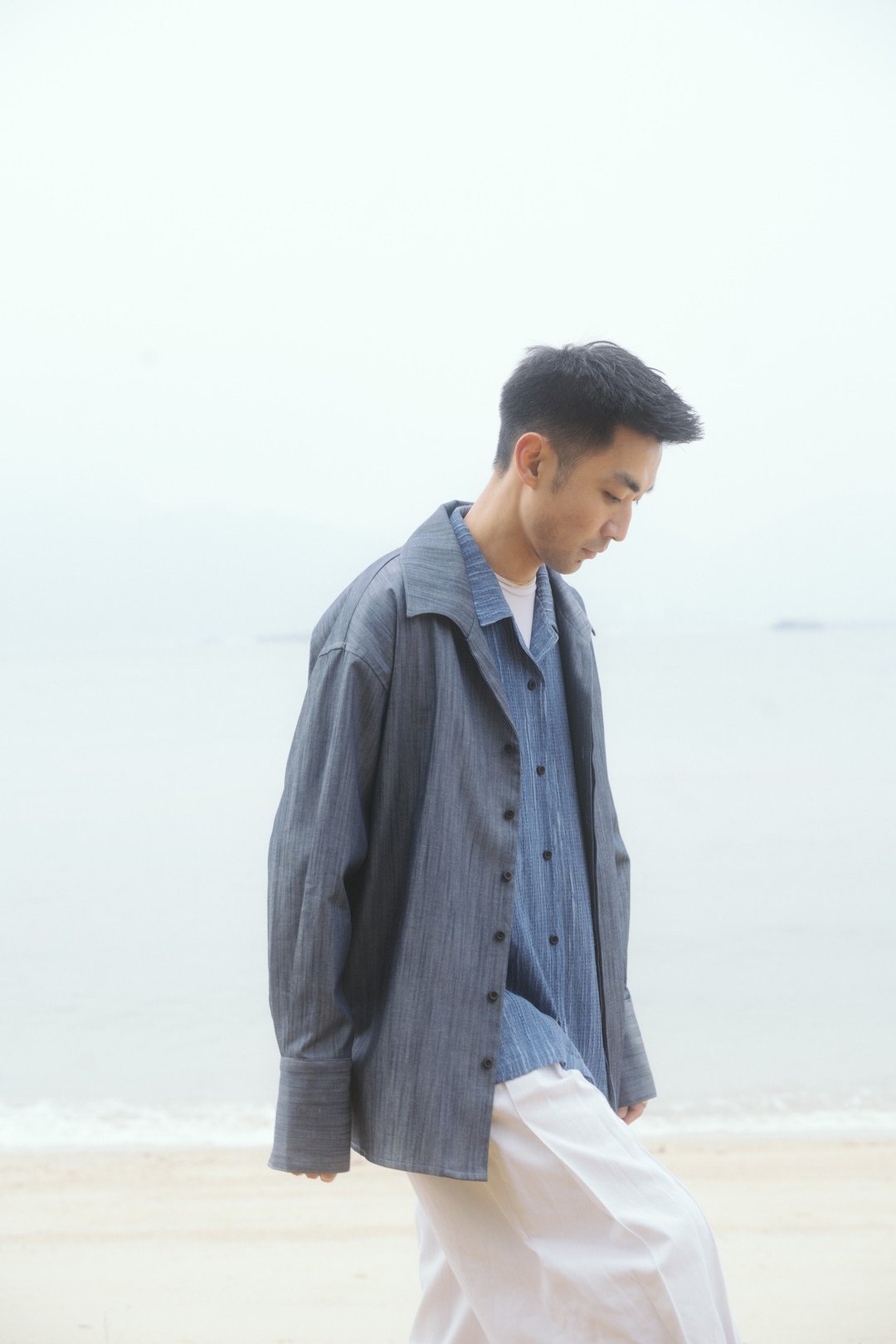 AUSTIN SPREAD COLLAR LONG-SLEEVES SHIRT - 女装衬衫 - 棉 