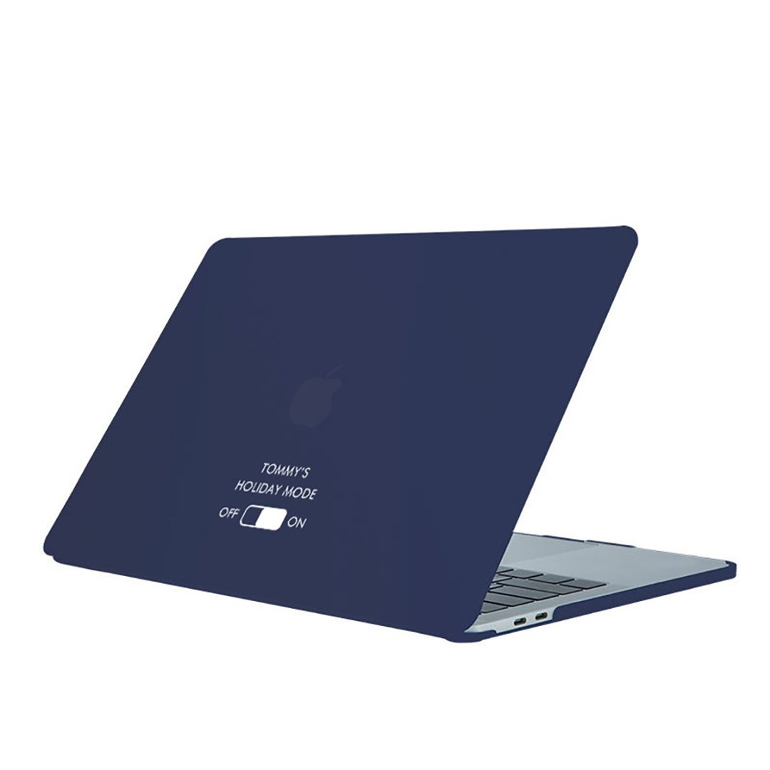 【定制化】【HOLIDAY MODE(自订名字)】Macbook Case订制 - 平板/电脑保护壳 - 塑料 灰色