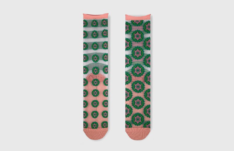 hebe / organic cotton /  socks / - 袜子 - 棉．麻 粉红色
