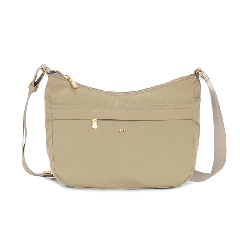 侧背包 柔光防泼水斜背包-7003-1-多色任选 - 侧背包/斜挎包 - 尼龙 金色