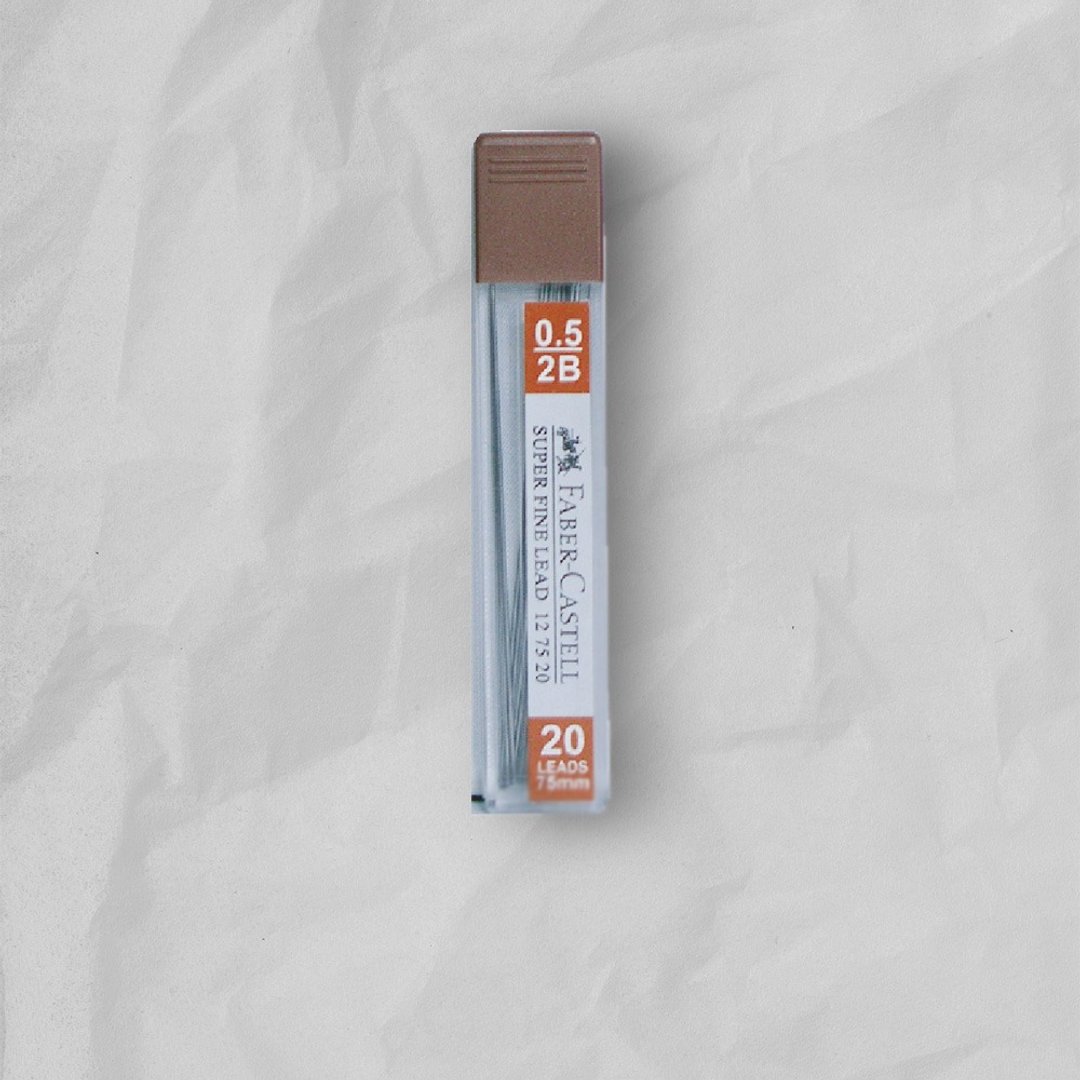 Faber-Castell 自动铅笔笔芯(超长75mm) 0.5笔蕊2B-6入(原厂正货 - 其他 - 其他材质 黑色
