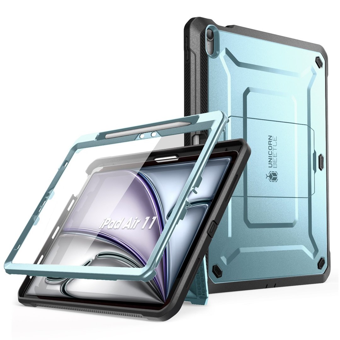 SUPCASE iPad Air 11 寸 (25/24)10.9 寸 (22/20) UB Pro 笔槽防摔壳 - 手机座/防尘塞 - 塑料 