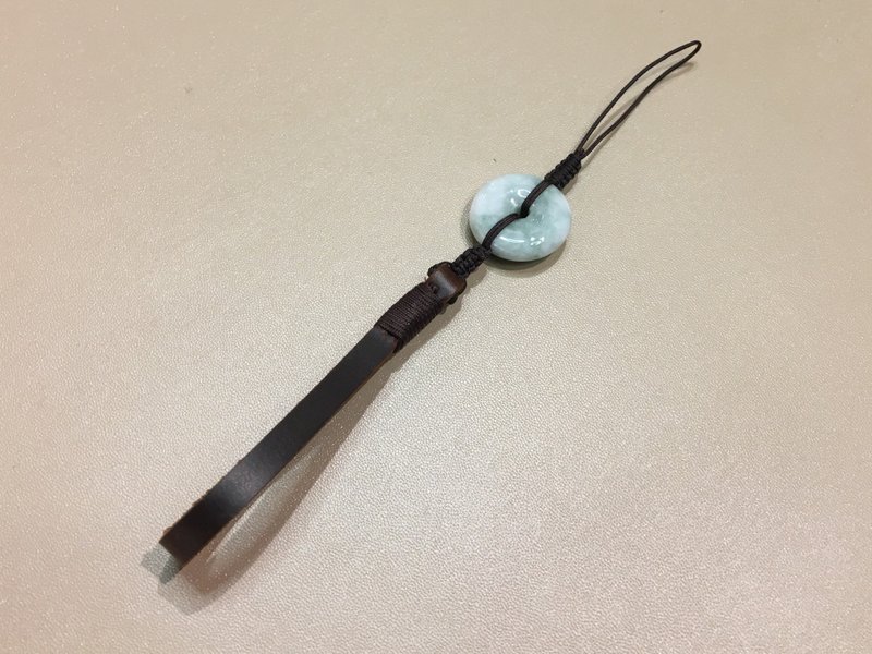 缅旬翡翠玉平安扣吊坠 - 保平安 辟邪 长寿 聚财 - 吊饰 - 玉石 