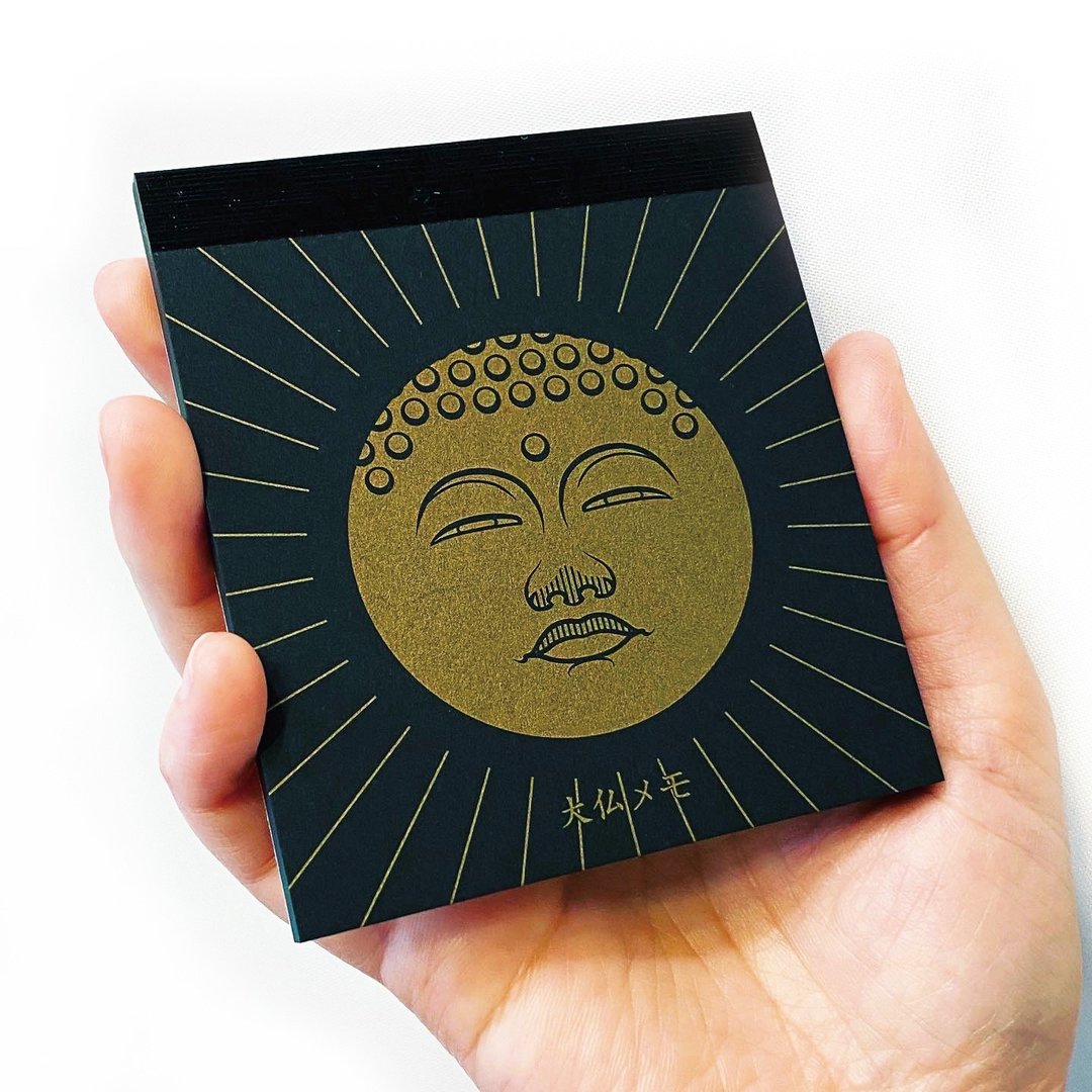 佛陀造型黑色便条纸 - 笔记本/手帐 - 纸 黑色