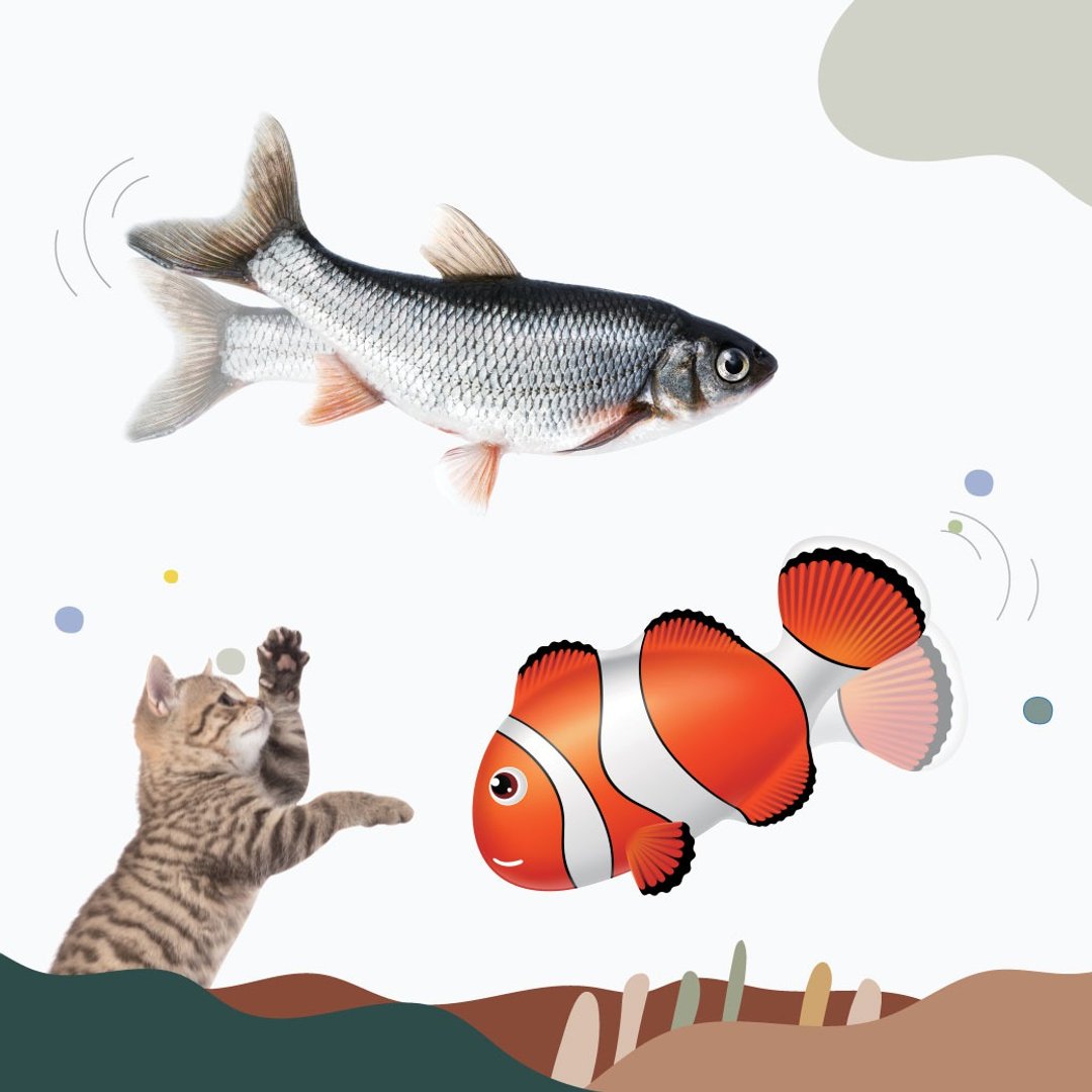 KAFBO DANCING FISH - 玩具 - 棉 多色