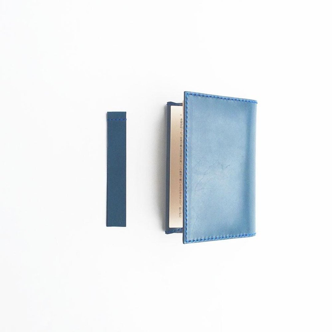 Sticky note-style bookmark Navy blue - 书签 - 真皮 蓝色