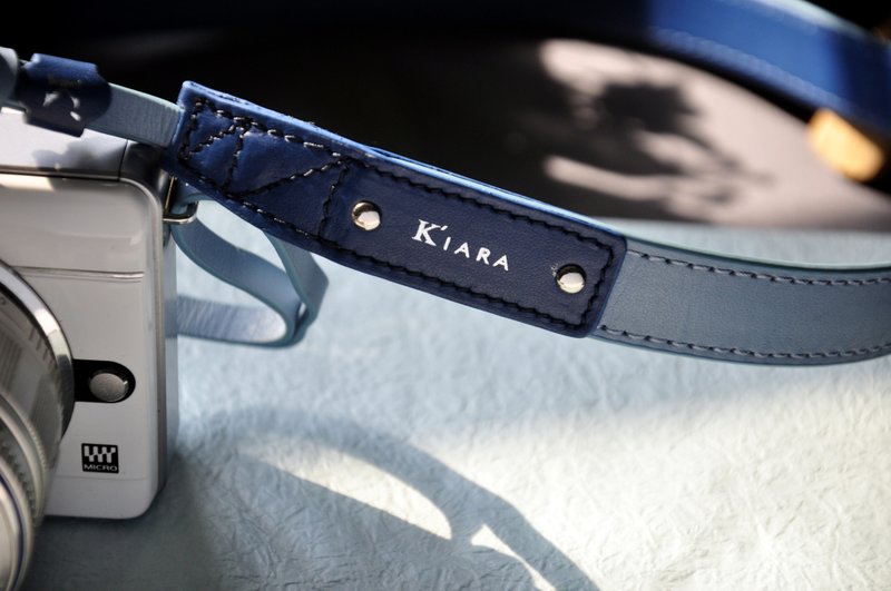 Caelus 意大利真皮幼相机带 (蓝色) - 相机 - 真皮 蓝色