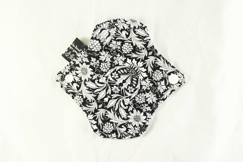 1件套 无防水层-轻薄款 布护垫 环保手工 日常使用 护垫 衬里 - 女士内衣裤 - 其他材质 黑色