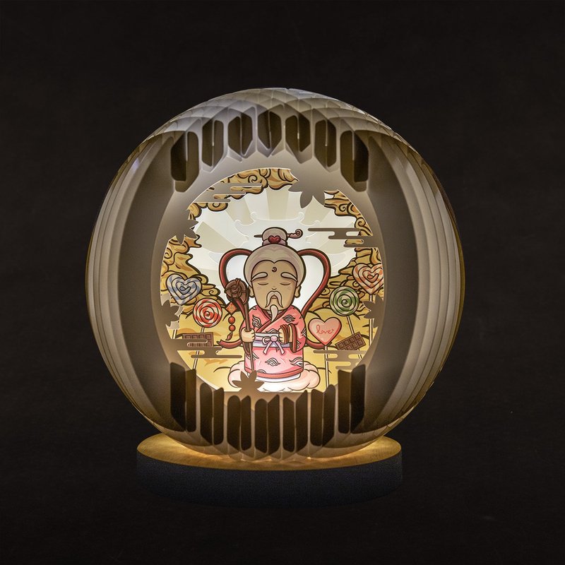 光影纸雕夜灯-月下老人大型夜灯款 - 灯具/灯饰 - 纸 