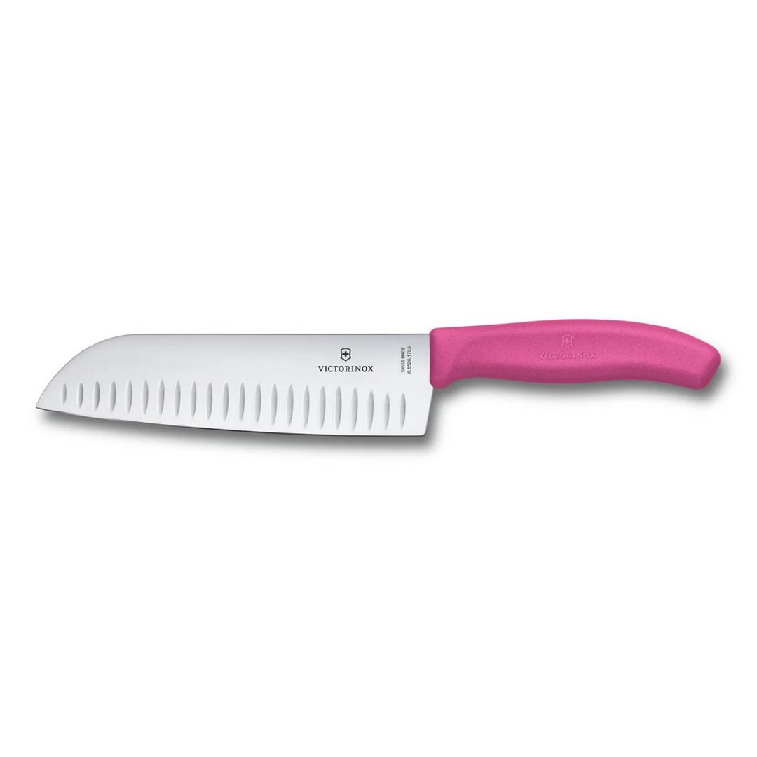 VICTORINOX 瑞士维氏 日式主厨三德刀 桃红 6.8526.17L5B - 厨房用具 - 其他材质 粉红色