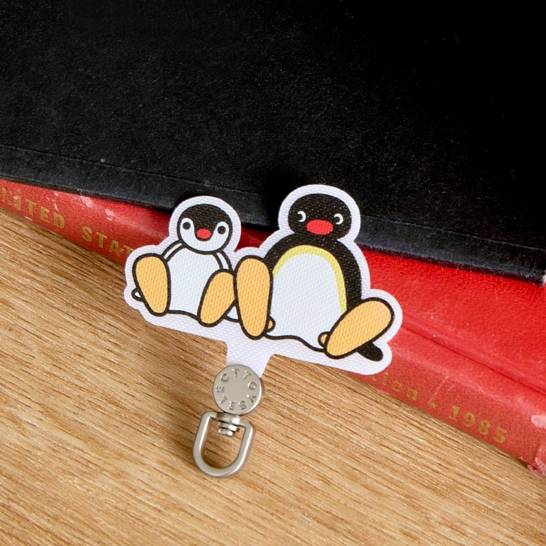 PINGU兄妹情谊旋转手机挂片/夹片 - 手机配件 - 尼龙 多色