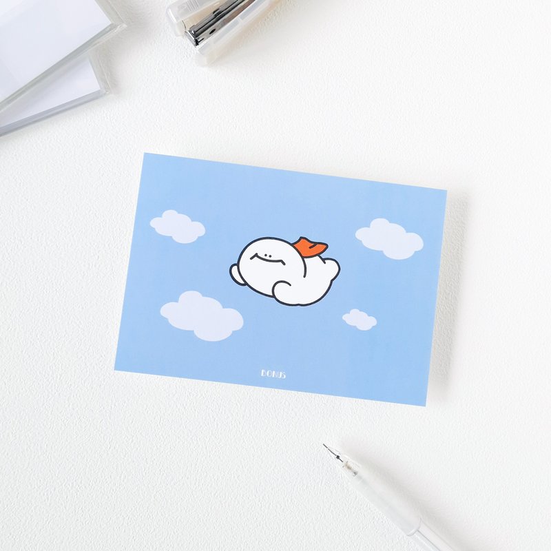 H仔明信片 - H仔超人 - 卡片/明信片 - 纸 蓝色