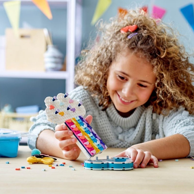 LEGO乐高 DOTS 彩虹豆豆珠宝架 Rainbow Jewelry Stand 41905 - 桌游/玩具 - 其他材质 多色