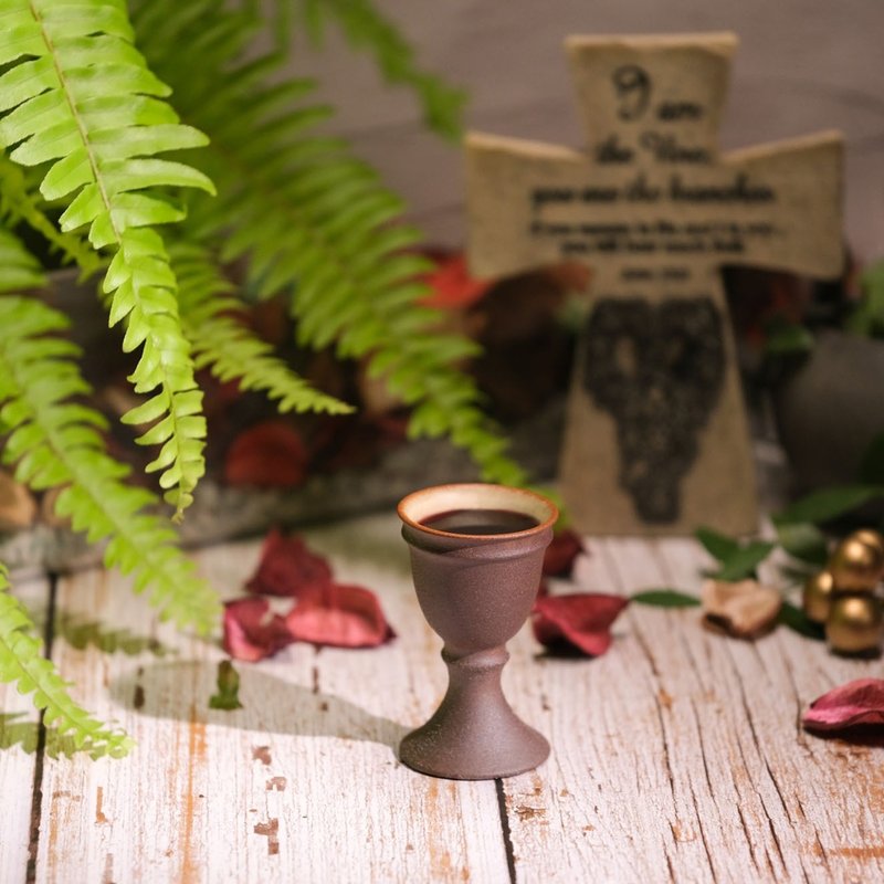 陶作坊│老岩泥圣杯_内釉 - 其他 - 其他材质 咖啡色