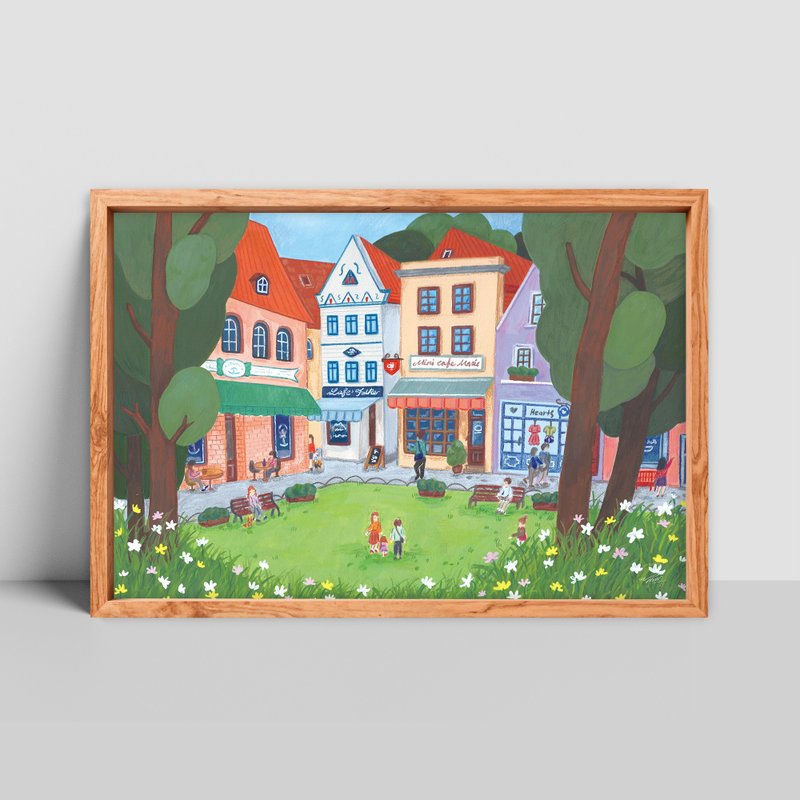 艺术版画 / 城市中的小森林A3 - 海报/装饰画/版画 - 纸 