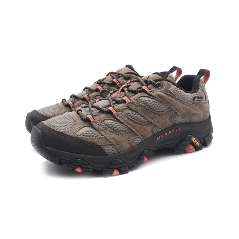 MERRELL MOAB 3 GORE-TEX防水郊山健行鞋 女鞋-宽楦棕绿 - 女款运动鞋/球鞋 - 其他材质 
