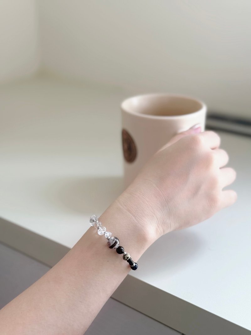 304不锈钢 荒野斑语 胎毛毛发纪念手链 - 婴儿饰品 - 银 