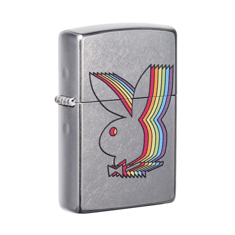 【ZIPPO官方旗舰店】花花公子-经典彩虹兔防风打火机 49343 - 其他 - 铜/黄铜 