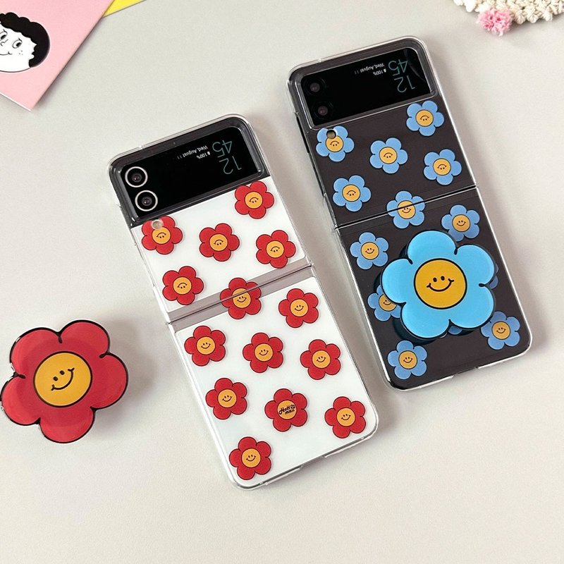 笑花ZFLIP手机情侣壳Grip智慧tok套装 - 手机壳/手机套 - 塑料 多色