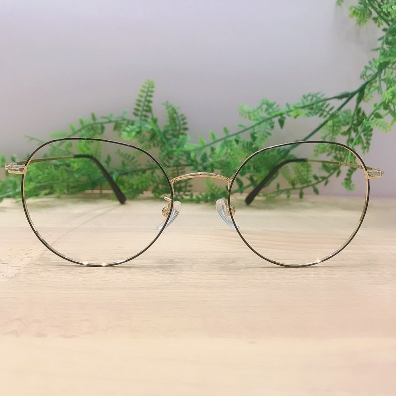 站内最高等级UV420滤蓝光0度眼镜│限量黑金色钛合金金属镜框WT20 - 眼镜/眼镜框 - 其他金属 金色