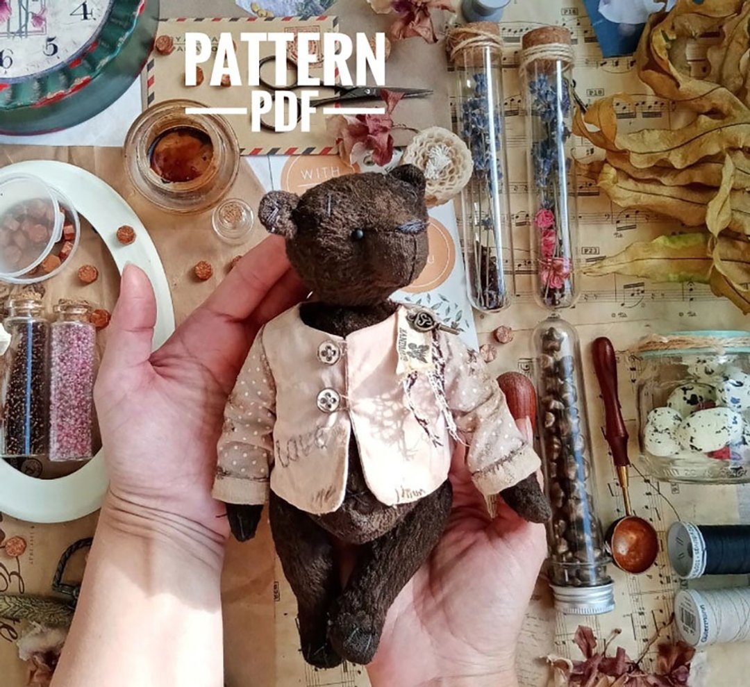Pattern artist teddy bear - 其他数码设计 - 其他材质 