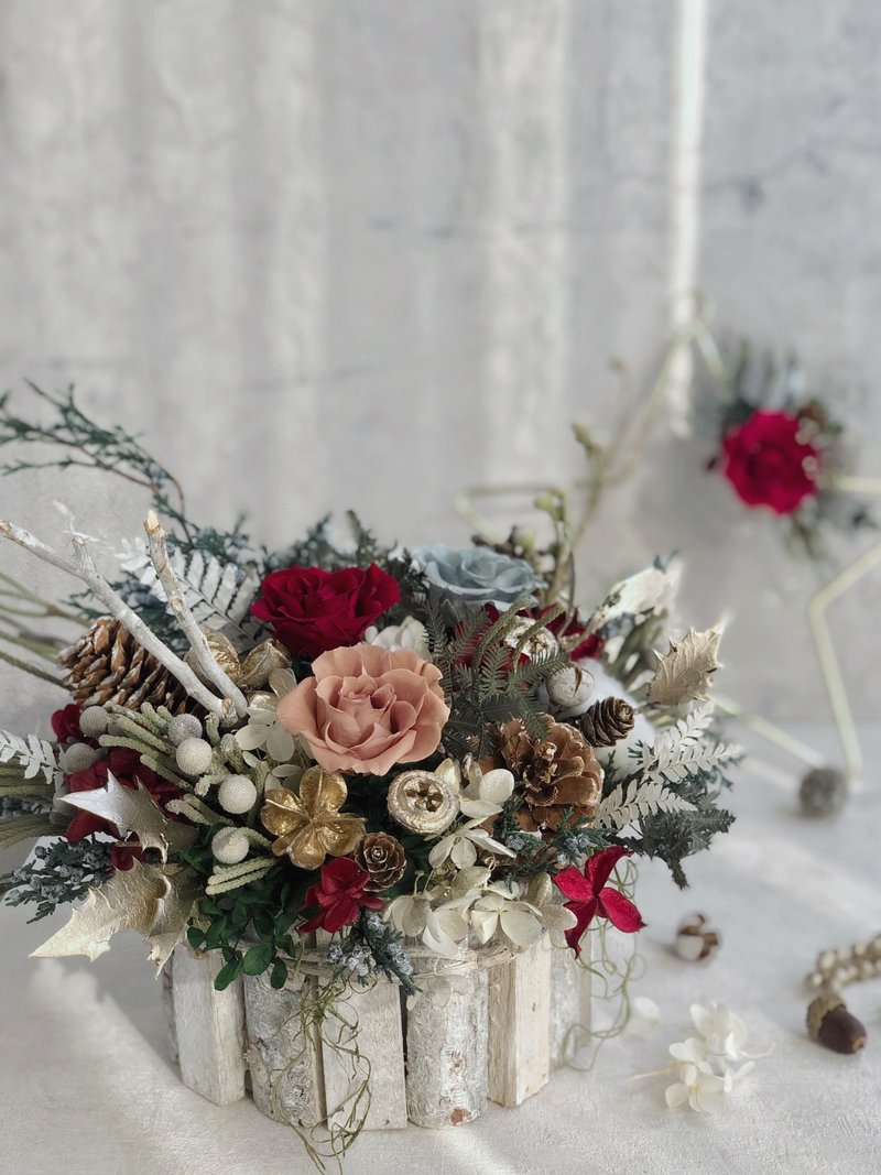 圣诞双人 88 折体验课程【丰盛耶诞礼赞】永生花艺课程 - 植栽 - 植物．花 