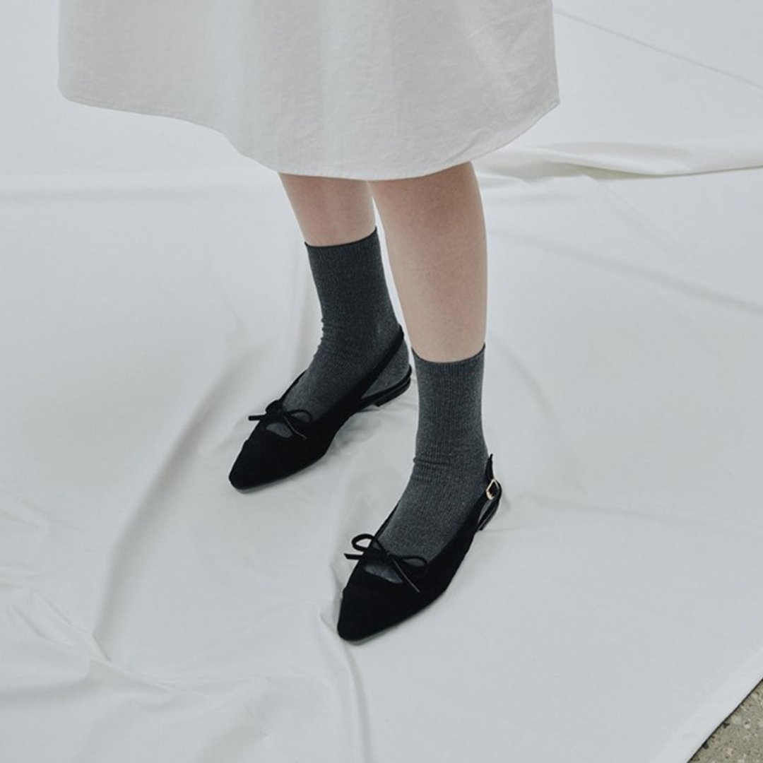 PRE-ORDER 韓國人手製 MACMOC Camila 平底鞋 Black Suede - 其他女款皮鞋 - 其他材质 