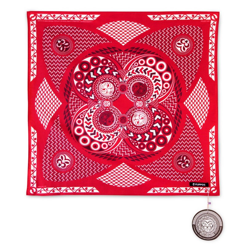 Tā moko Bandana- LIGHT MY FIRE - 领结/领巾 - 棉．麻 