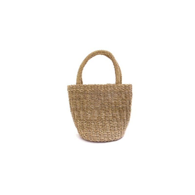 Agar plants handwoven basket S - 手提包/手提袋 - 其他材质 