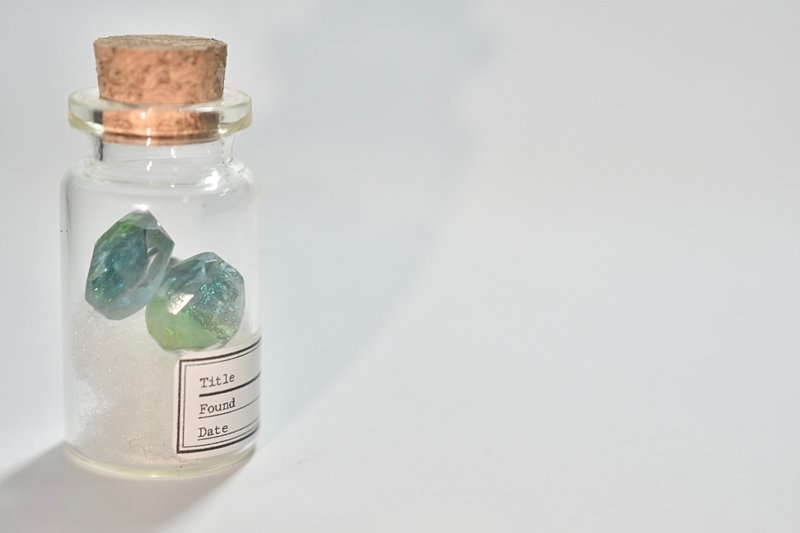 空白 钻石耳环003 - 耳环/耳夹 - 玻璃 透明