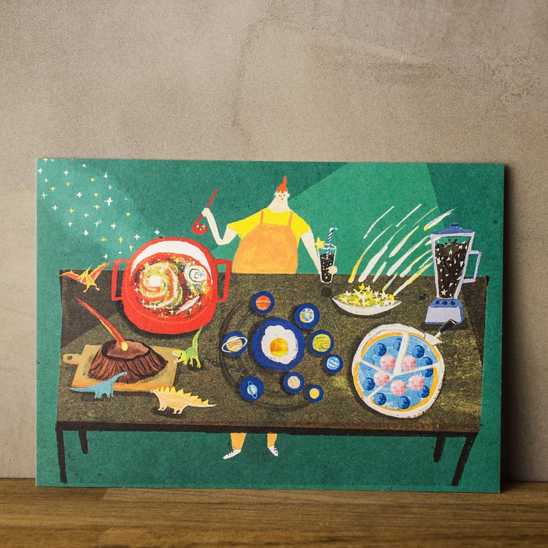 星星食验室 - 插画明信片 - 卡片/明信片 - 纸 