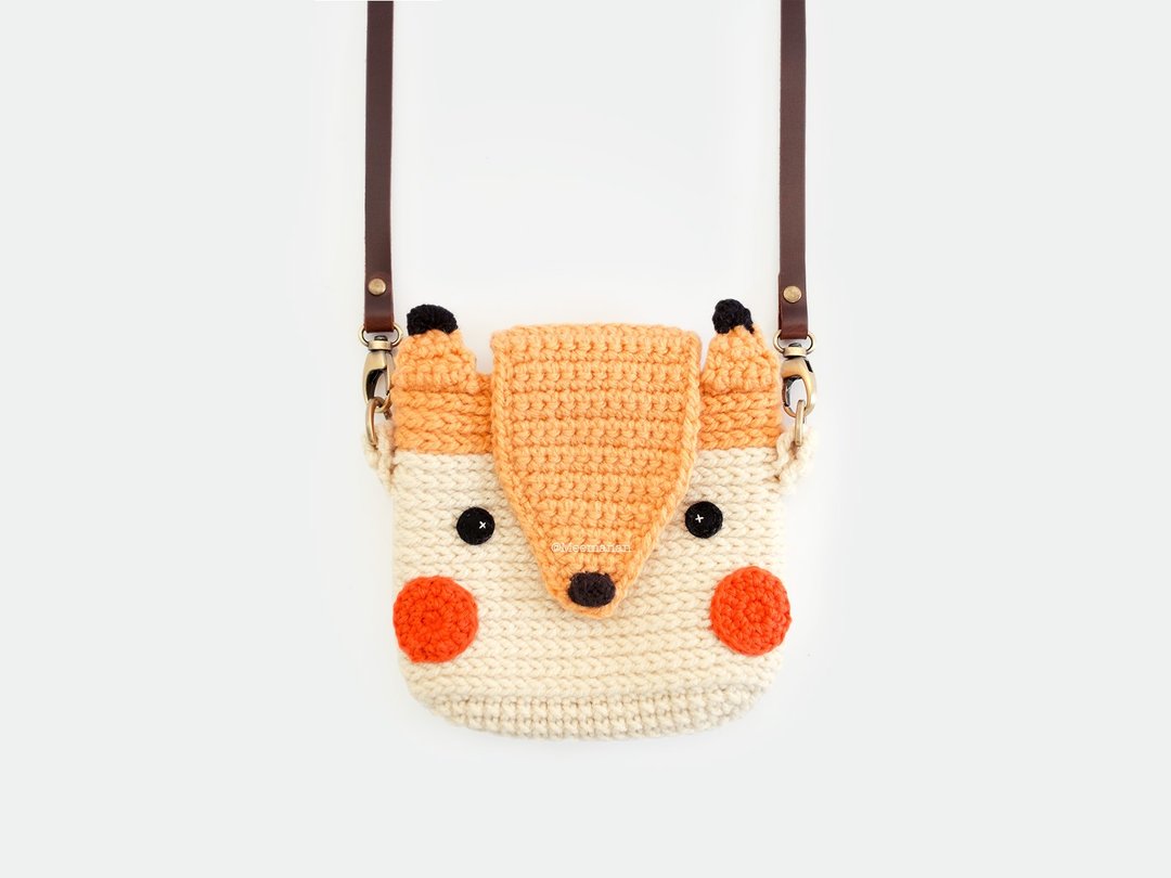 Case for Fuji Instax mini90,25 - Cute Fox - 相机 - 其他材质 咖啡色