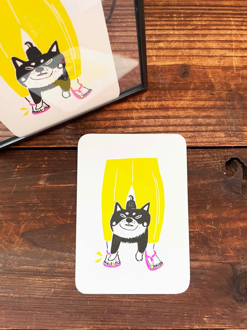 明信片 - 踩到脚了 - 卡片/明信片 - 纸 