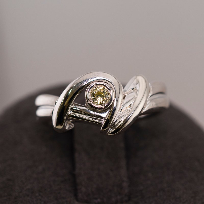 [可选颜色] 春风银戒指 [订制] S-030 - 戒指 - 其他金属 银色