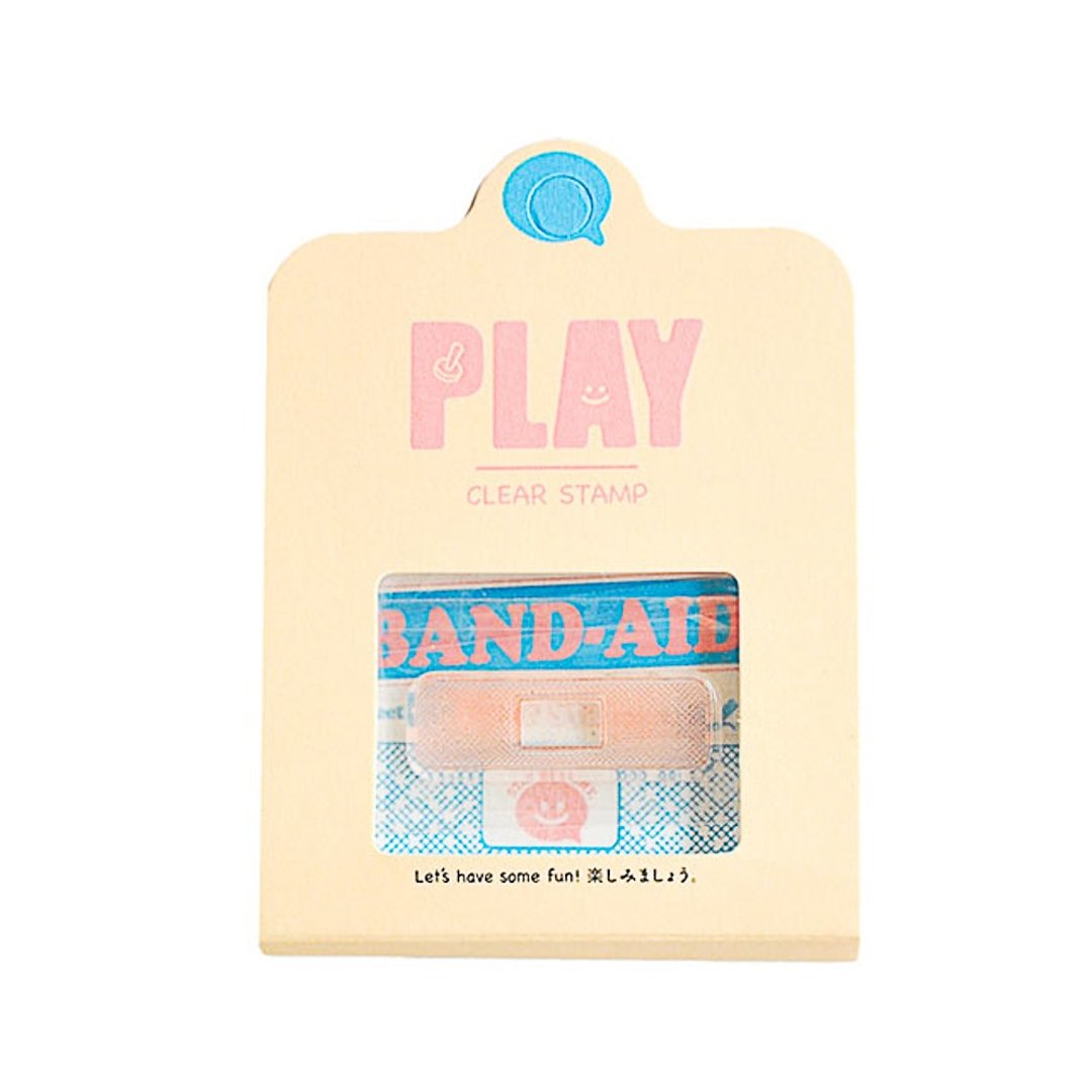 PLAY水晶印章 迷你OK绷 - 印章/印台 - 塑料 透明