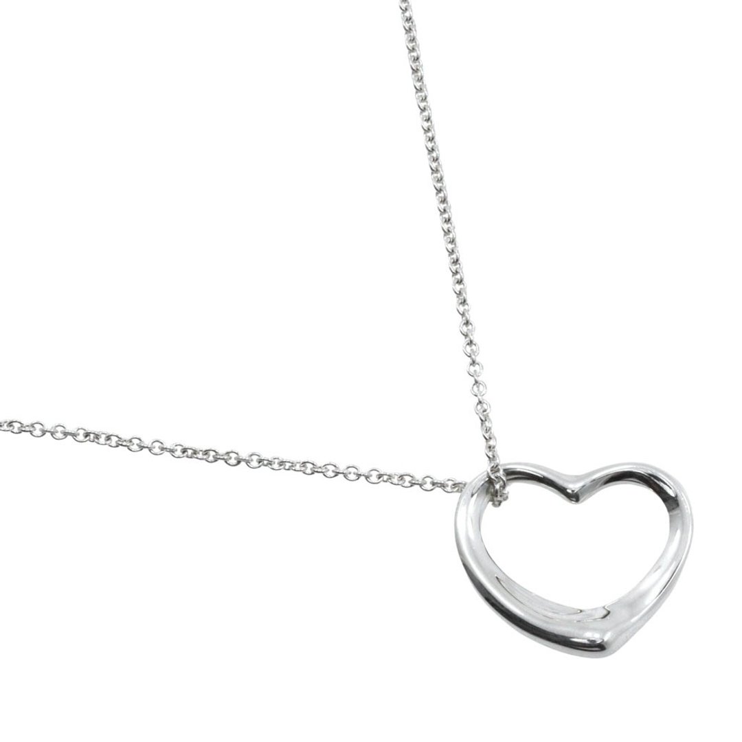 【日本直送】蒂芙尼 TIFFANY&Co. 经典爱心 项链 艾尔莎・柏 લેતી 银 925 爱心 约 5.7g 女性用 【二手】 - 项链 - 银 银色