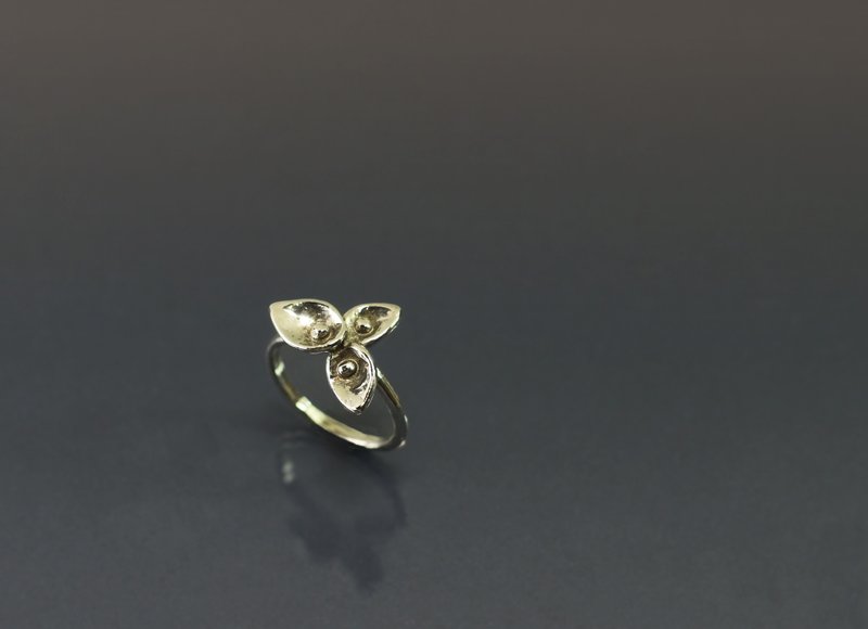 线条系列-水滴设计925银戒 - 戒指 - 纯银 蓝色