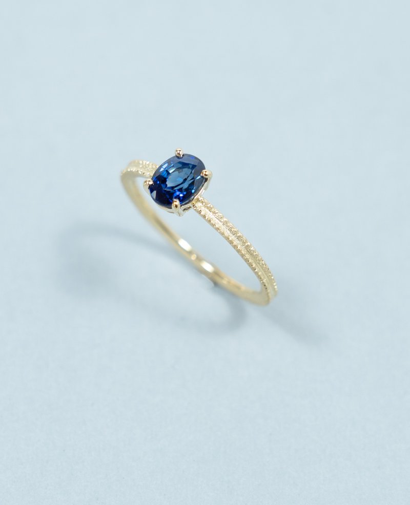 Blue Sapphirei Blue Sapphirei K18 Ring2 - 戒指 - 其他金属 蓝色