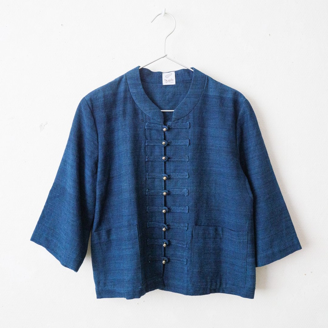 silver button jacket / thuadin - 女装休闲/机能外套 - 棉 