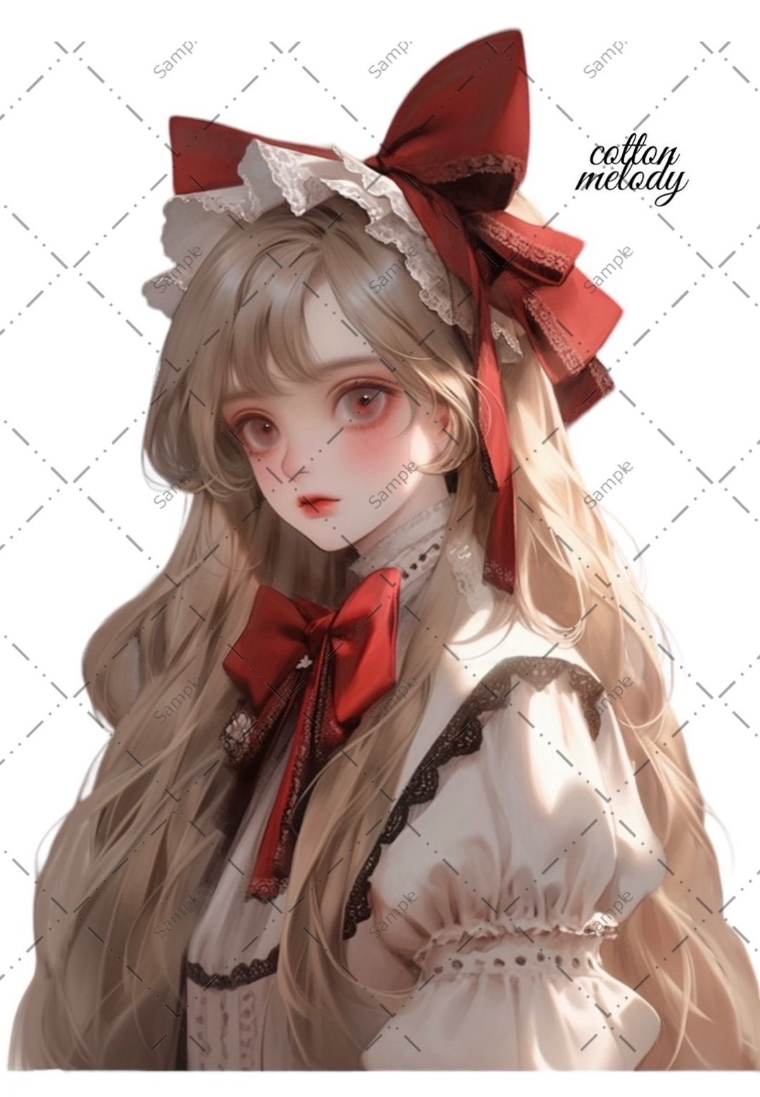 original sticker no.205 人物贴纸 原创贴纸 人物贴纸 女孩贴纸 原创人物贴纸 - 贴纸 - 纸 