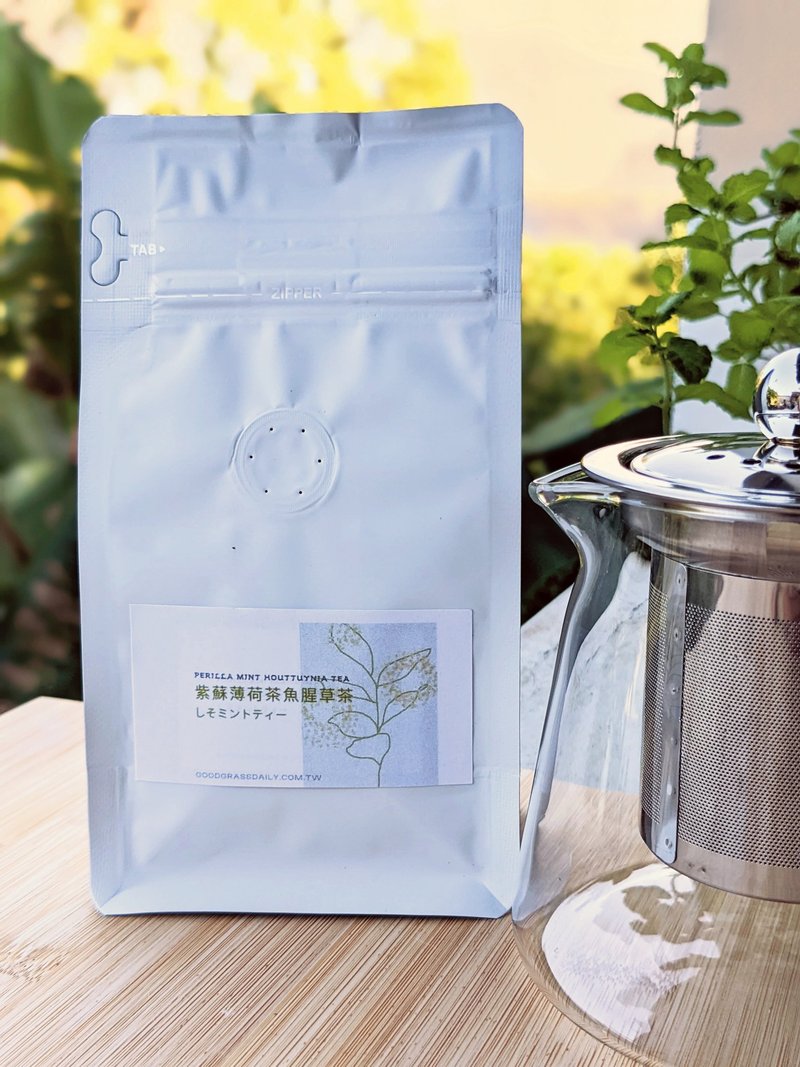 紫苏薄荷鱼腥草茶,  提升保护力, 儿童适合 - 茶 - 其他材质 绿色