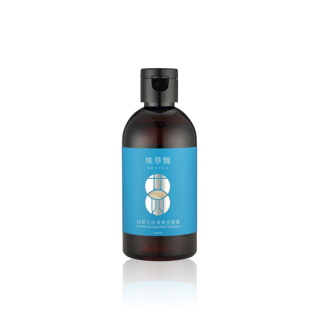 24草沁凉净爽洗发露250ml－夏日油腻克星 沁凉清爽 洗净头皮 - 洗发用品 - 植物．花 
