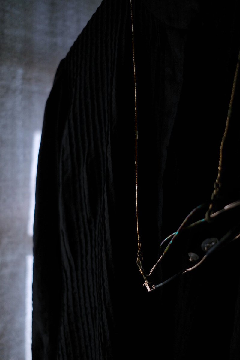 Dorée  / 3way 镀金玻璃珠 眼镜链 口罩链 项链 - 挂绳/吊绳 - 玻璃 