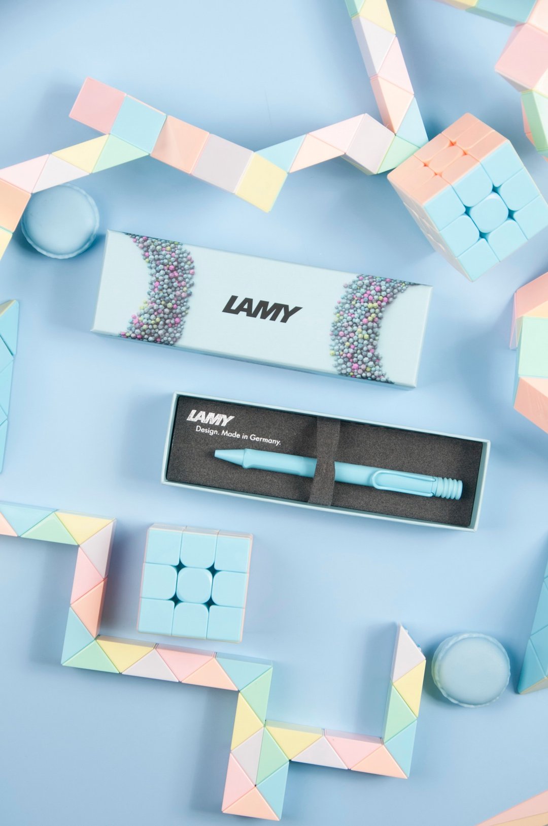 LAMY 原子笔 / safari 狩猎者系列 - 限量【2023】- 春日蓝 - 圆珠笔/中性笔 - 塑料 蓝色