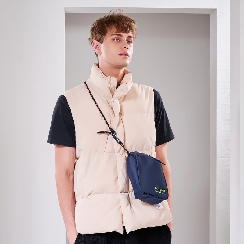 Soluna沉默马蒂斯系列侧背束口随身小包-舞者蓝 - 侧背包/斜挎包 - 聚酯纤维 