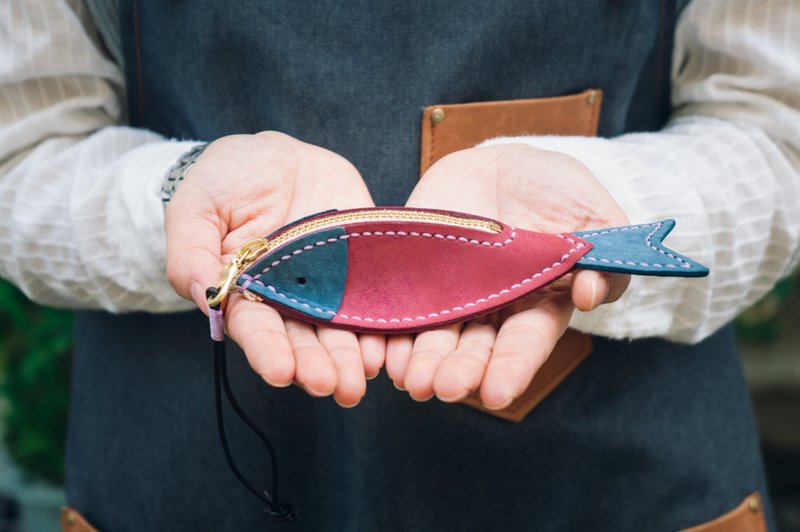 #职人缝制 印章收纳袋 / W2-014 / 成品 - 零钱包 - 真皮 多色